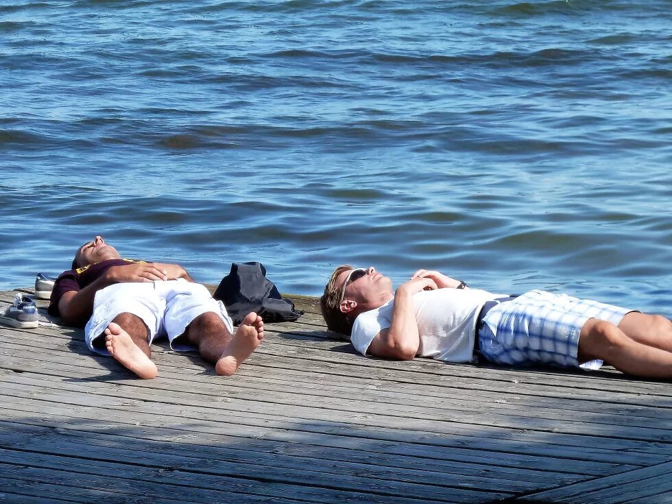 Menschen am Meer